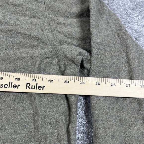 Woolrich Flannel Shirt Mens Large Button Down Outdoors Cotton Shale Gray Brown - Picture 10 of 12